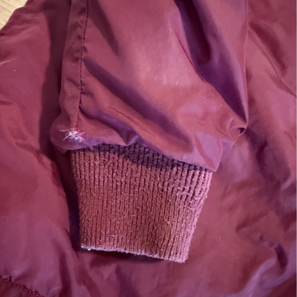 VTG 60s Gerry Boulder Colorado Hooded Puffer Jacket Maroon Men’s Medium - Large - Picture 12 of 16
